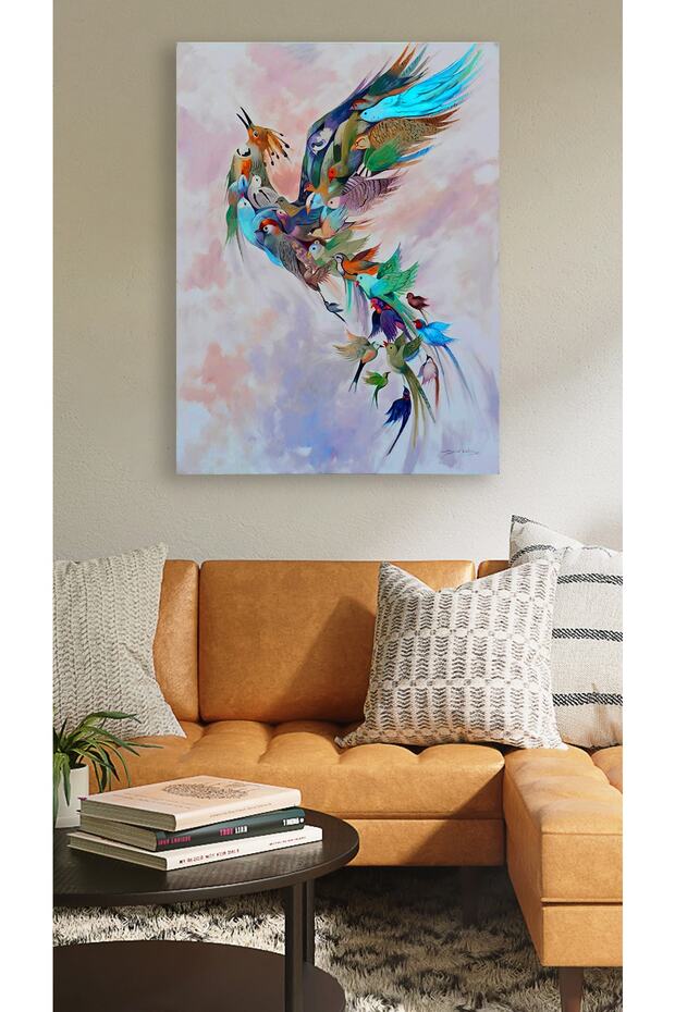 Anka Kuşu Kanvas Tablo - 1