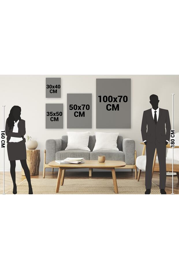 Anka Kuşu Kanvas Tablo - 4