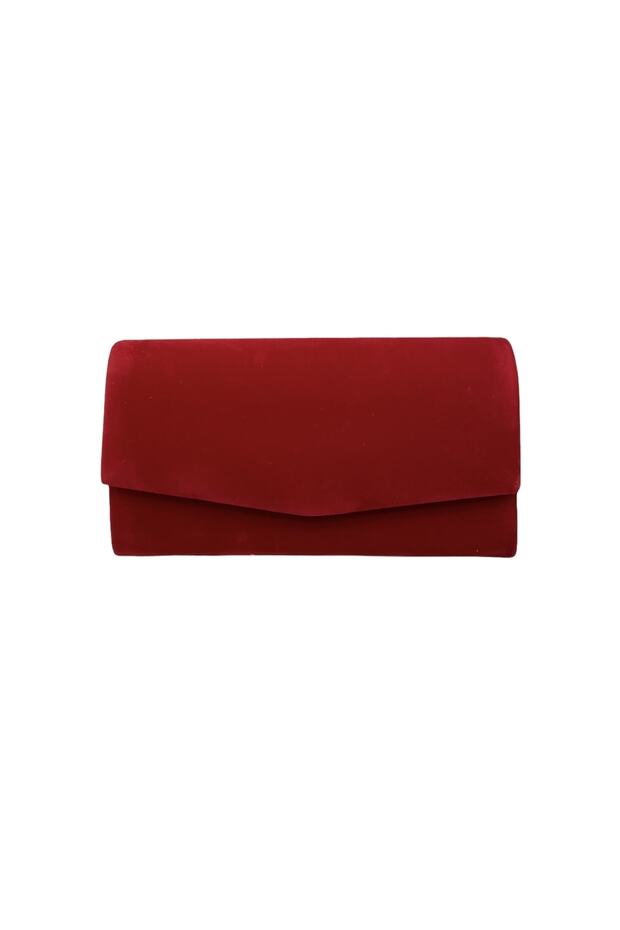 Red Nubuck Women's Evening Dress Bag