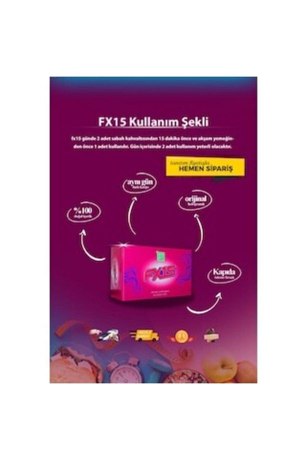 Fx15 Bitkisel Gıda Takviye Kapsülü - 3