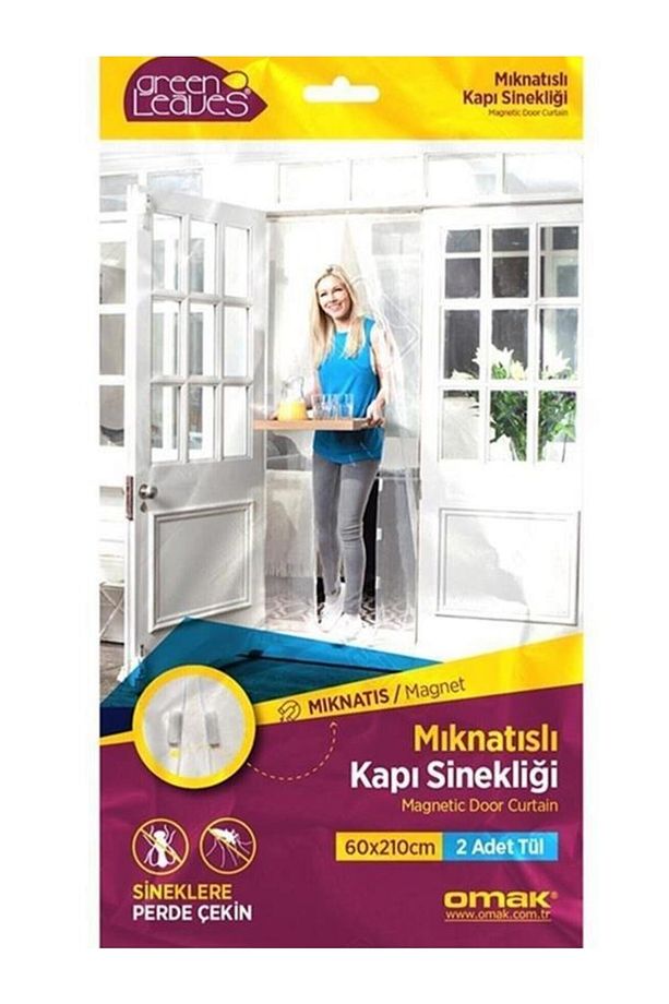 Mıknatıslı Kapı Sinekliği Tülü 60x210 Cm Sineklik Perde Iki Adet - 2