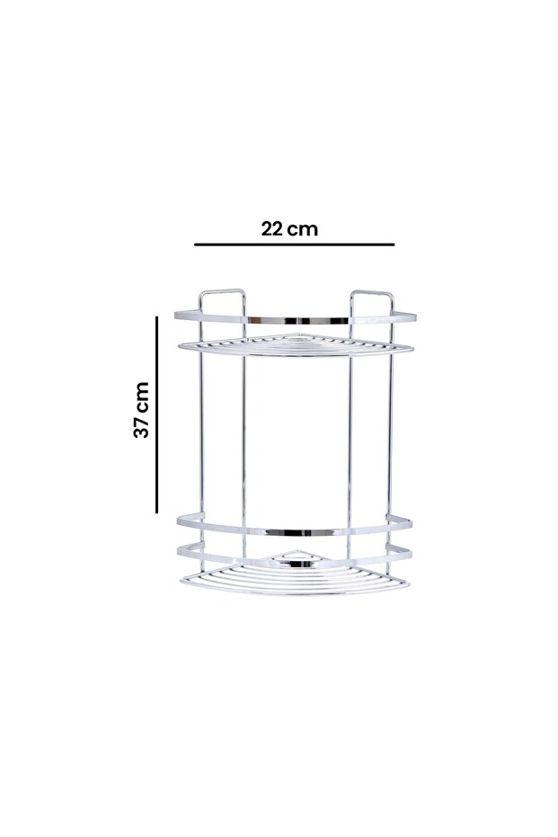 2 Katlı Lamalı Duş Rafı - 6