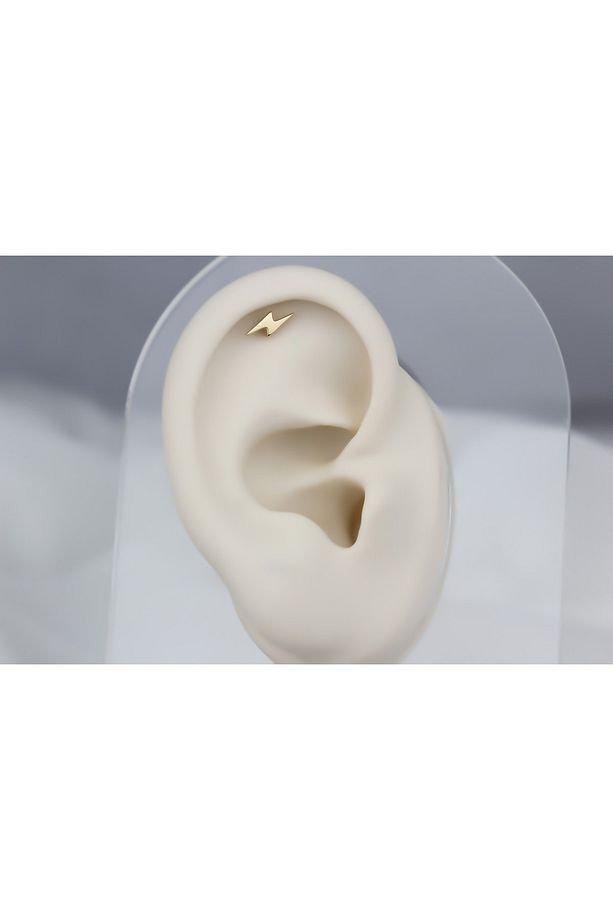 Altın Şimşek Helix Piercing - 2