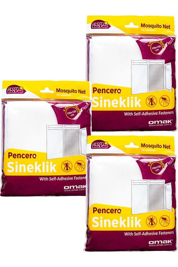 4 Lü Paket Mıknatıslı Kapı Sinekliği Tülü 3 Adet Pencere Sinekliği Paketi - 5