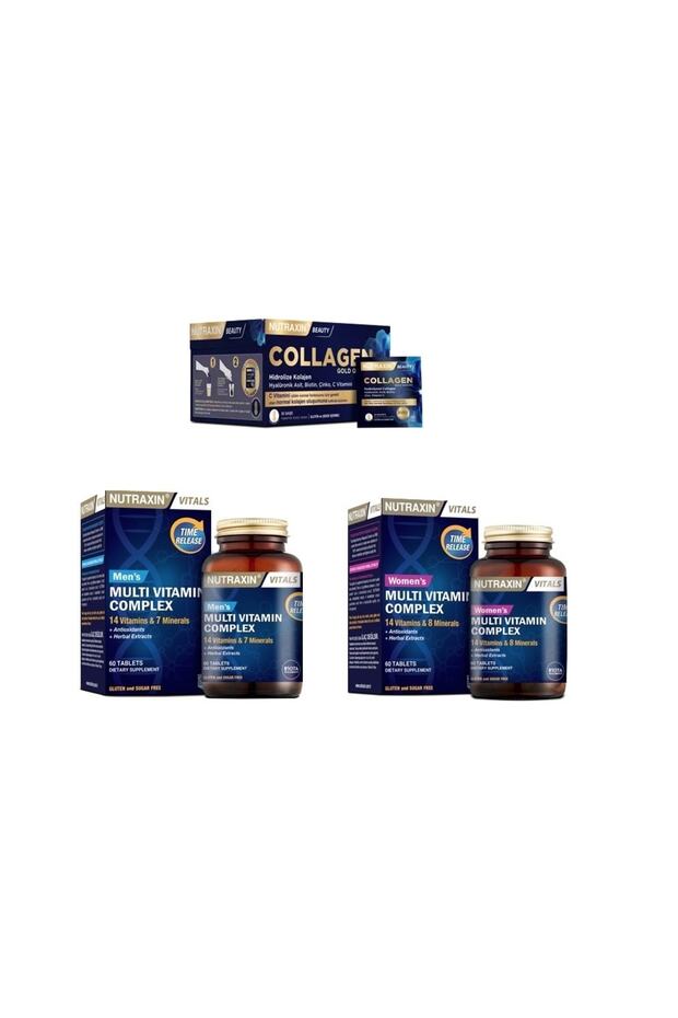 Collagen 30 Saşe 10000 Mg+ Kadınlar Ve Erkekler Için Multivitamin&mineral Takviyesi - 1