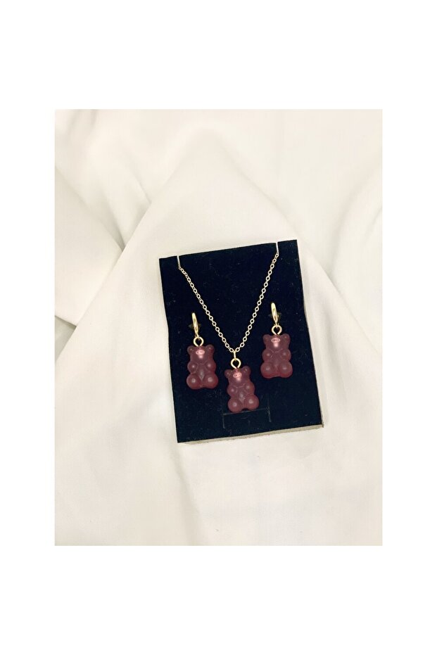 Jelly Kolye Küpe Set - 1