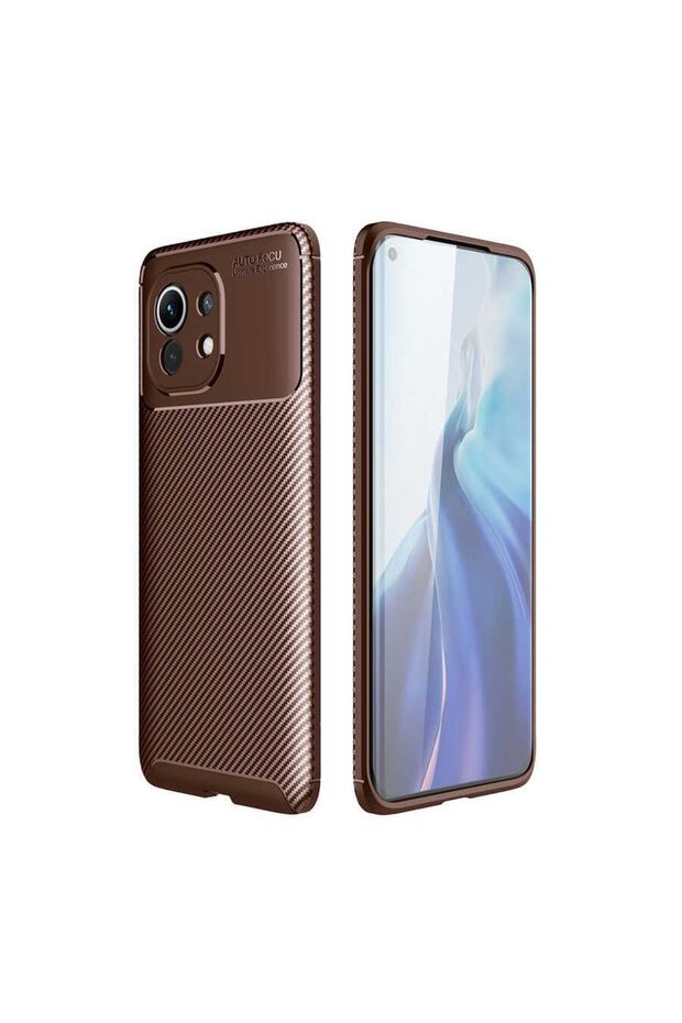 Case Carbon Design Cover for Xiaomi Mi 11 Mobile Phone