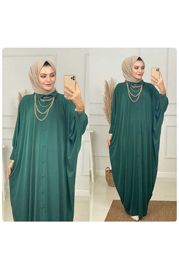 أكمام طويلة بأزرار أمامية وأكمام طويلة