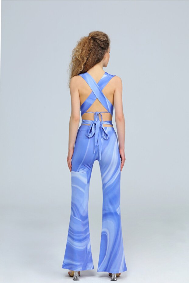 Mor Iris Bağlamalı Büstiyer - 3