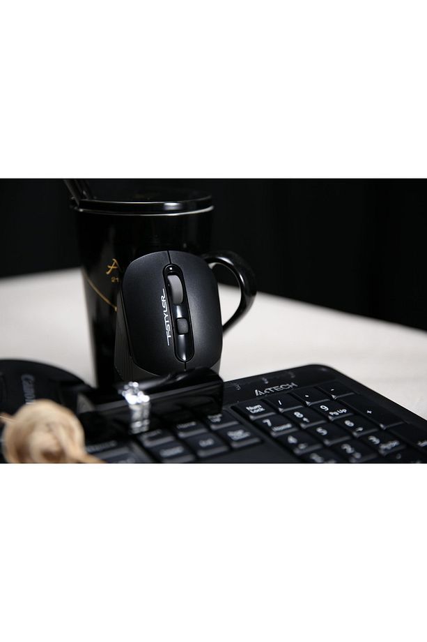 Kablosuz Mouse Nano Sessiz Wireless Pilli Ergonomik Fg10s Siyah - 3