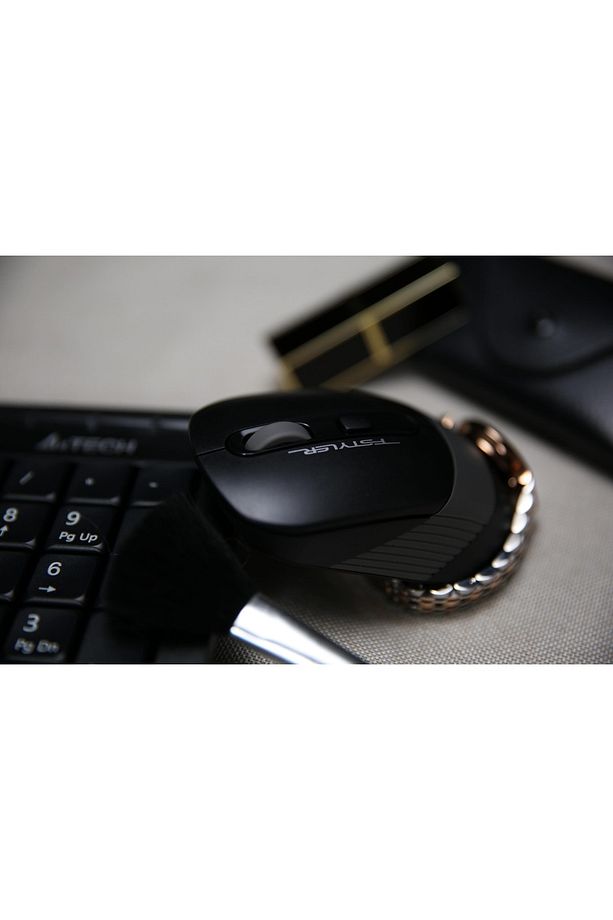 Kablosuz Mouse Nano Sessiz Wireless Pilli Ergonomik Fg10s Siyah - 6