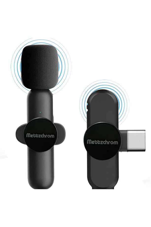 Kablosuz Yaka Mikrofonu Wireless Iphone Lightning Girişli Youtube Tiktok Yayın Için Mikrofon - 1