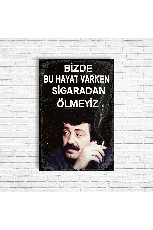 Müslüm Gürses Retro Ahşap Poster - 1