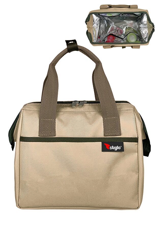 Beach Bag Termos Çanta - Bej - 2