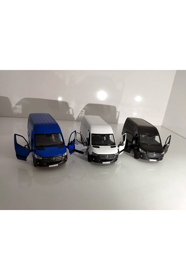 Mercedes Sprinter Diecast Model Araç Siyah - 1