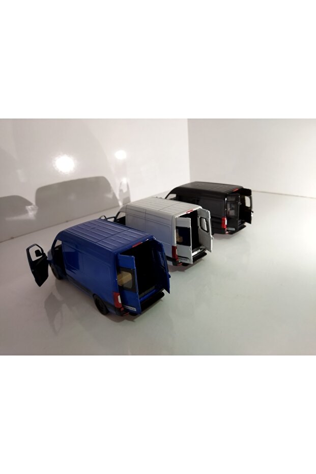 Mercedes Sprinter Diecast Model Araç Siyah - 6