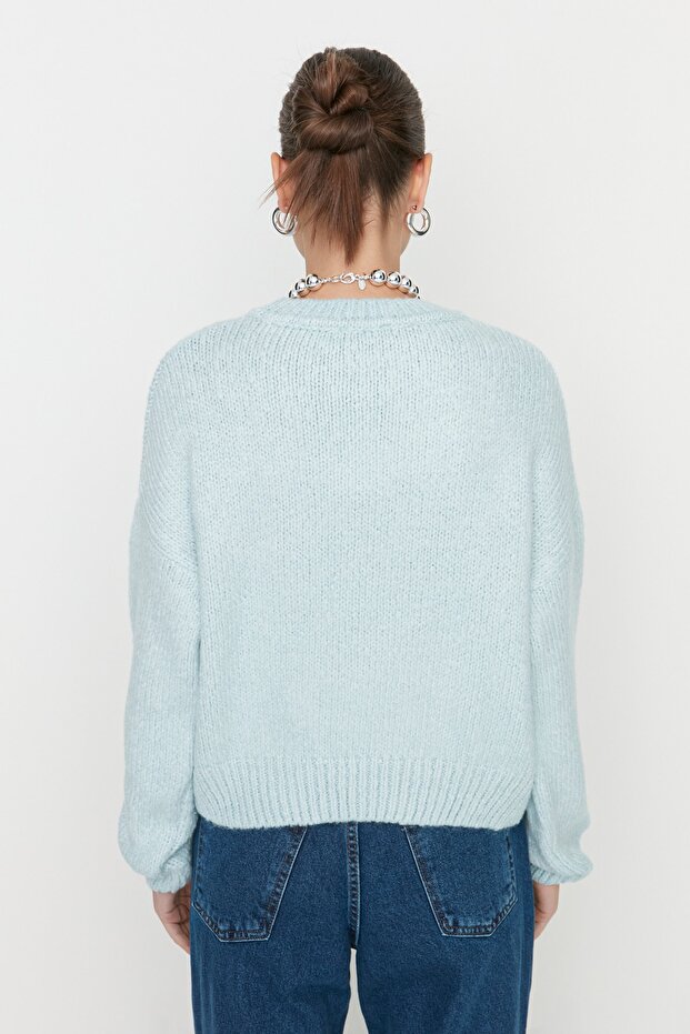 Szeroki wzór, miękka dzianina, sweter Basic File TWOAW23KZ00185 - 5