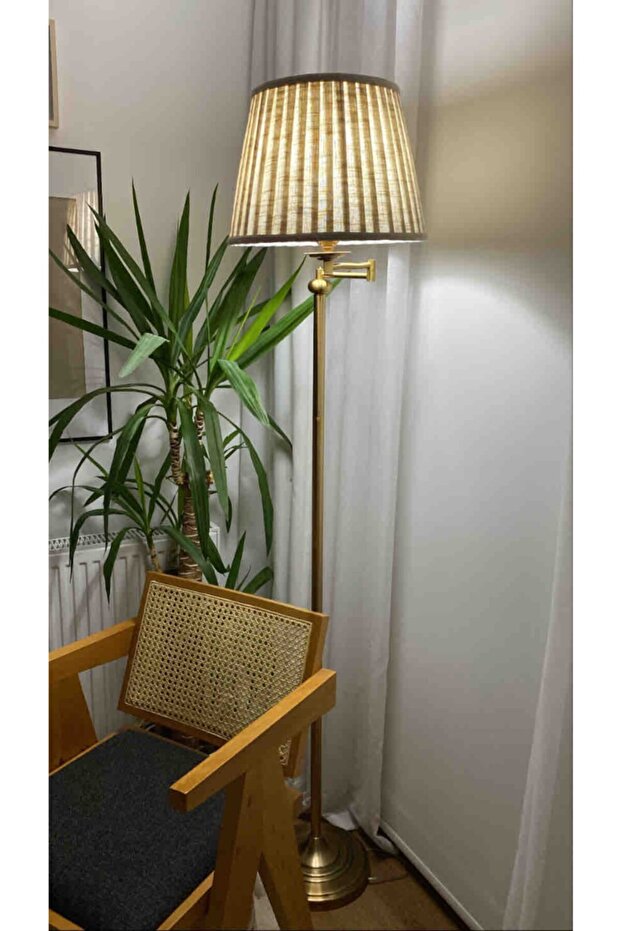 Işın Bronz Retro Lambader Retro Mafsallı Lambader - 3