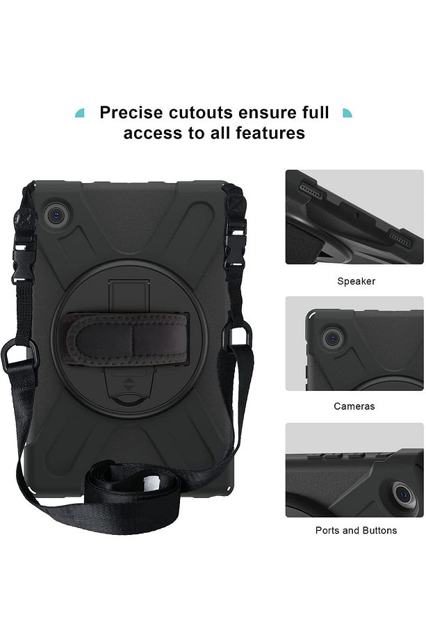 Samsung Galaxy Tab A8 10.5 Sm-x200 X205 X207 Uyumlu Kılıf Zırh Tank Defender Tablet Case - 7