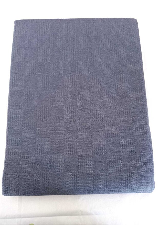 Home Checkers Pattern Pique Single Gray - 1