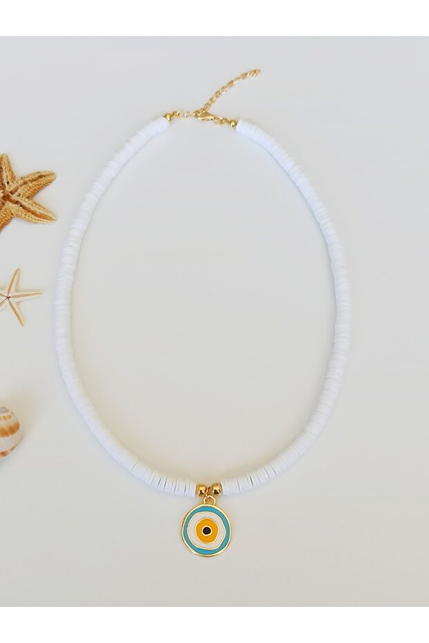 Fimo Nazar Boncuklu Kolye - 2