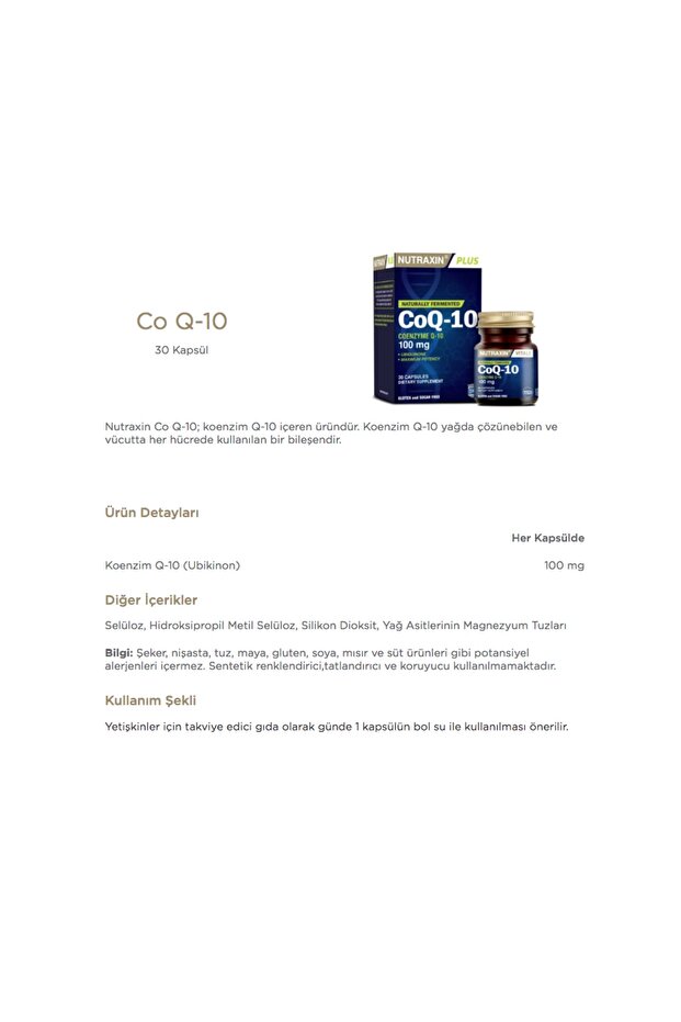 Co Q-10 100 mg 30 Kapsül Ve Artroflex 90 Tablet - 2