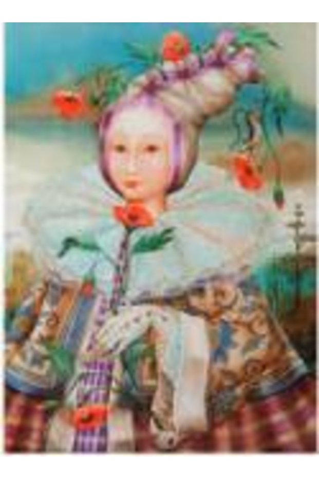 Puzzle 1000 Pieces Women with Poppy260717-99 /