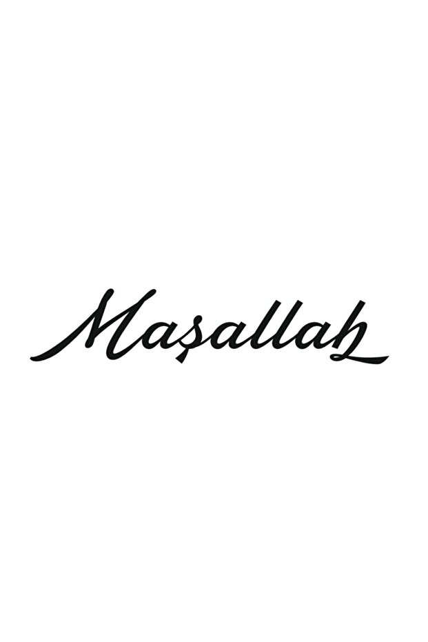 ملصق أسود ماشاء الله - 20x4,5 سم