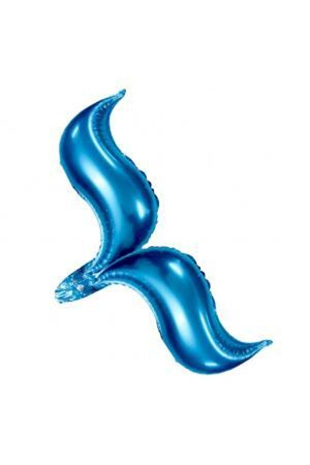 بالون فويل ذيل حورية البحر باللون الأزرق
