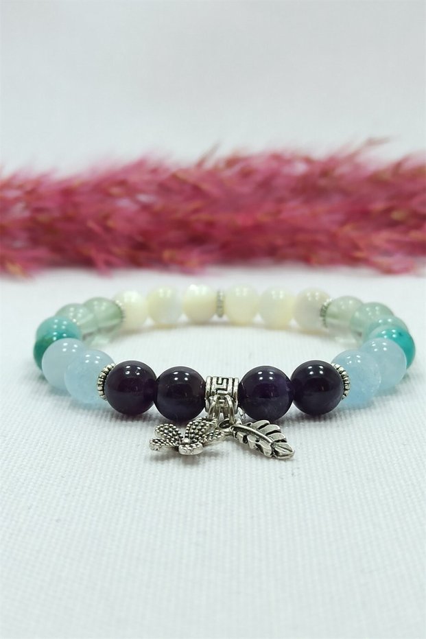 Professional Amethyst Fluorite Bracelet