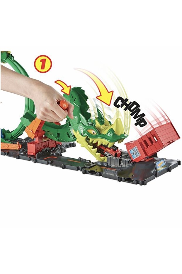 Hot Wheels Ejderhayla Mücadele Pisti Hdp03 - 3