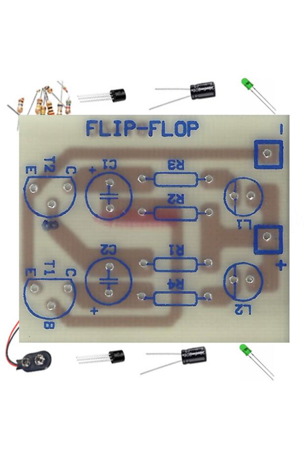 Flip - Flop Devresi - Demonte(montesiz) - 1