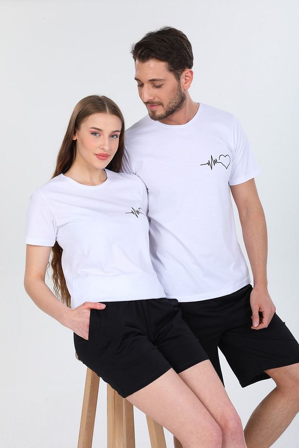 Erkek Yazlık Şortlu Pijama Takımı Çift Kombini Yapılabilir. - 6