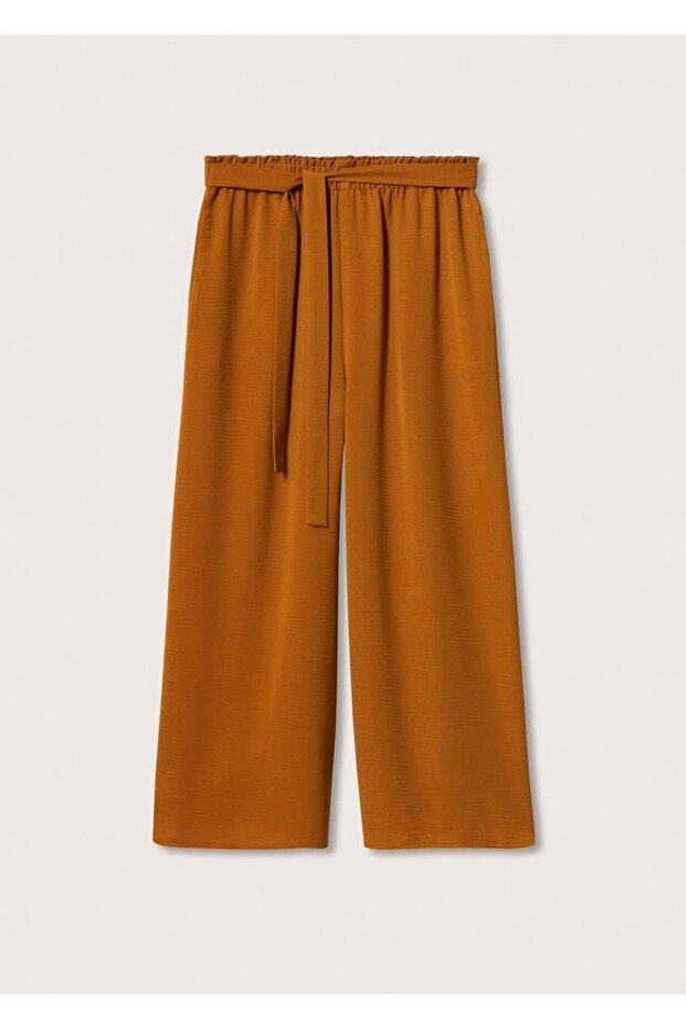 Kemerli Culotte Pantolon - 3
