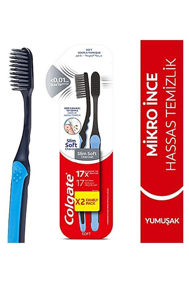 Mikro Ince Charcoal Derin Ve Hassas Temizlik Yumuşak Diş Fırçası - 2