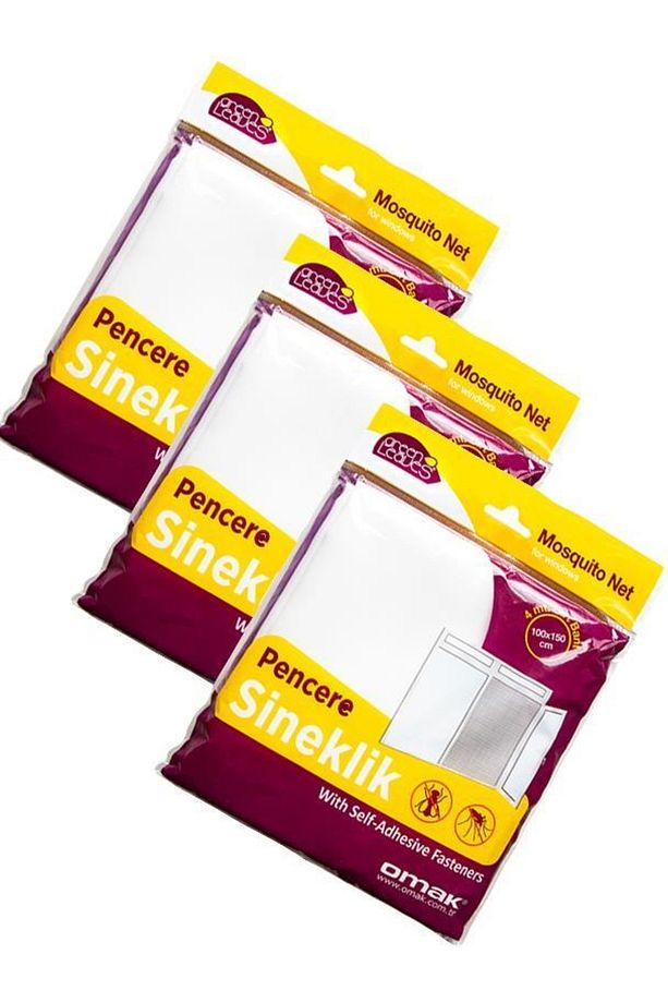 5 Li Paket Mıknatıslı 2 Adet Kapı 3 Adet Pencere Sinekliği Tülü Paketi - 5