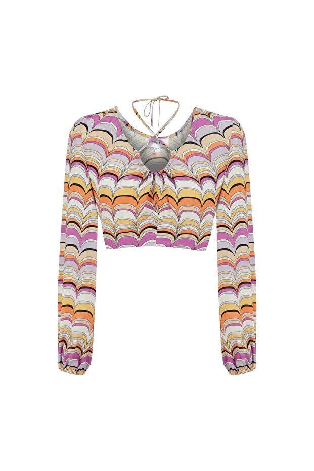 Retro Desen Bluz - 7