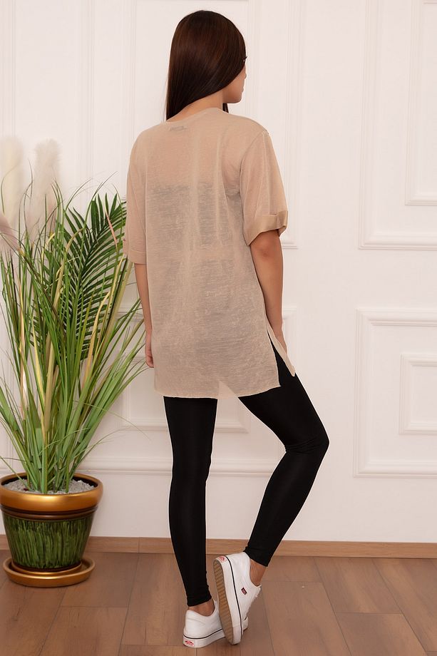 Bayan Basic Salaş Esp12 T-shirt - 4