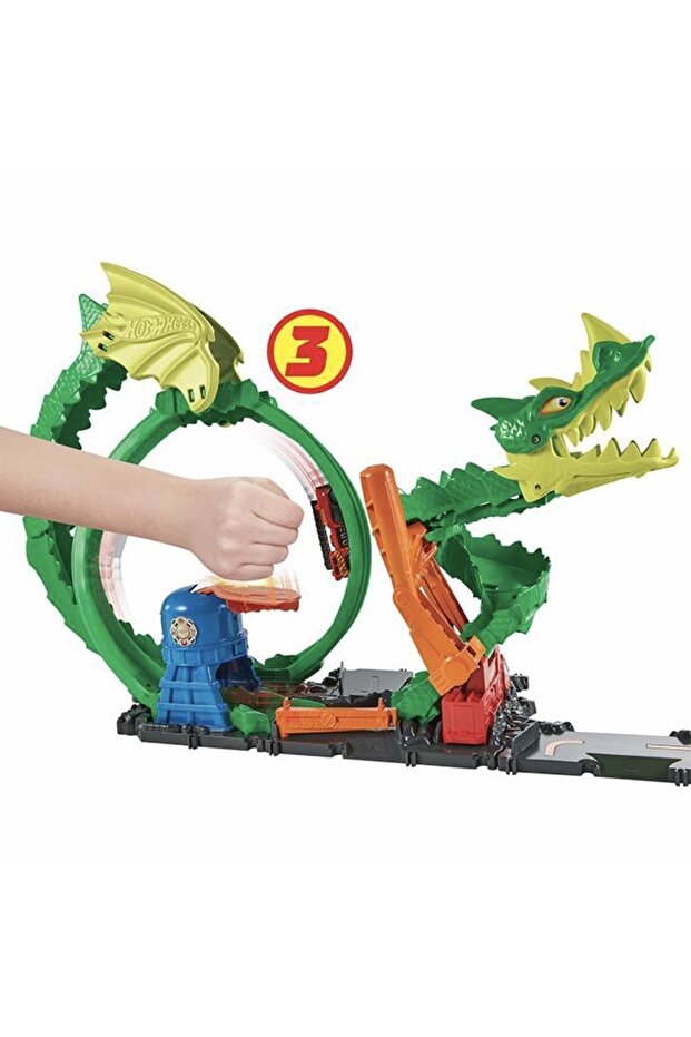 Hot Wheels Ejderhayla Mücadele Pisti Hdp03 - 4