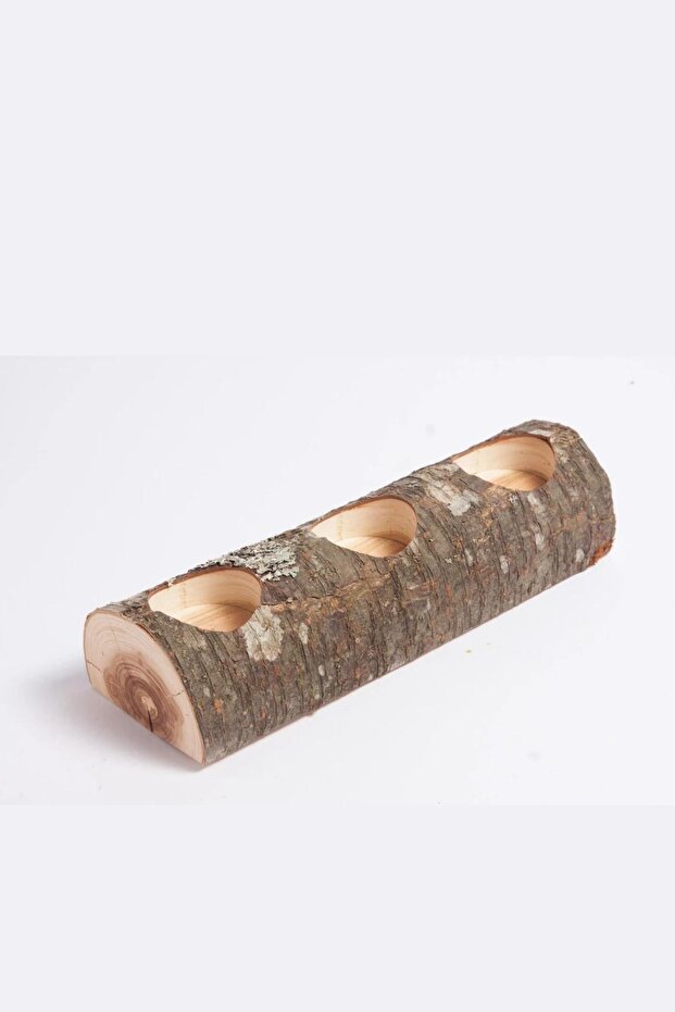 Rustik Kütük Mumluk - 1