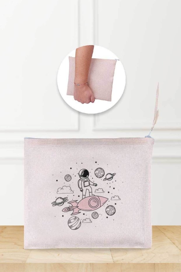 Astronaut Patterned Linen Makeup Bag Overcoming Challenges