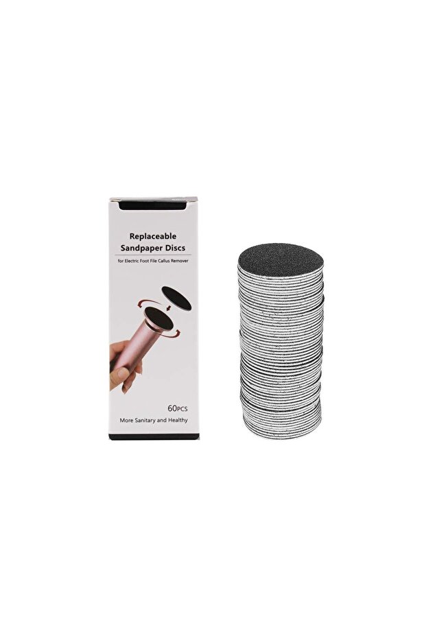 60 Pieces Self Adhesive Sanding Disc Polishing Electric Feet Callus Remover Use 180 Grit