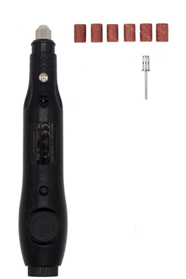 Nail File Machine Permanent Nail Polish Remover Callus Cleaner Manicure Pedicure Prosthetic Nail Black Color