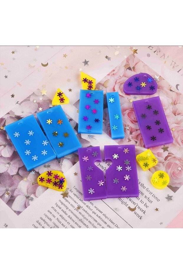 قالب أشكال مستطيلة متعددة المعلقات من السيليكون الإيبوكسي - 3