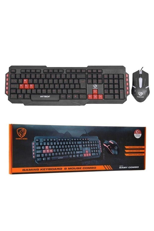 Hkm-58 Gamy Plus Siyah Usb Q Gaming Oyuncu Klavye Mouse - 1