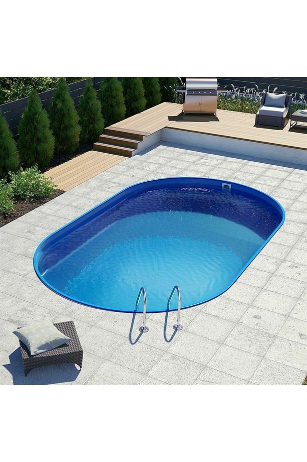 Yüzme Havuzu Maldiv Silver Set Gömme Tip 5 X 2.5 Metre H:90 Cm - 1