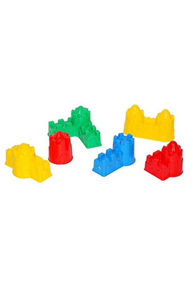 54302 Toy Castle Sand Mold Set No:543 6 Pieces