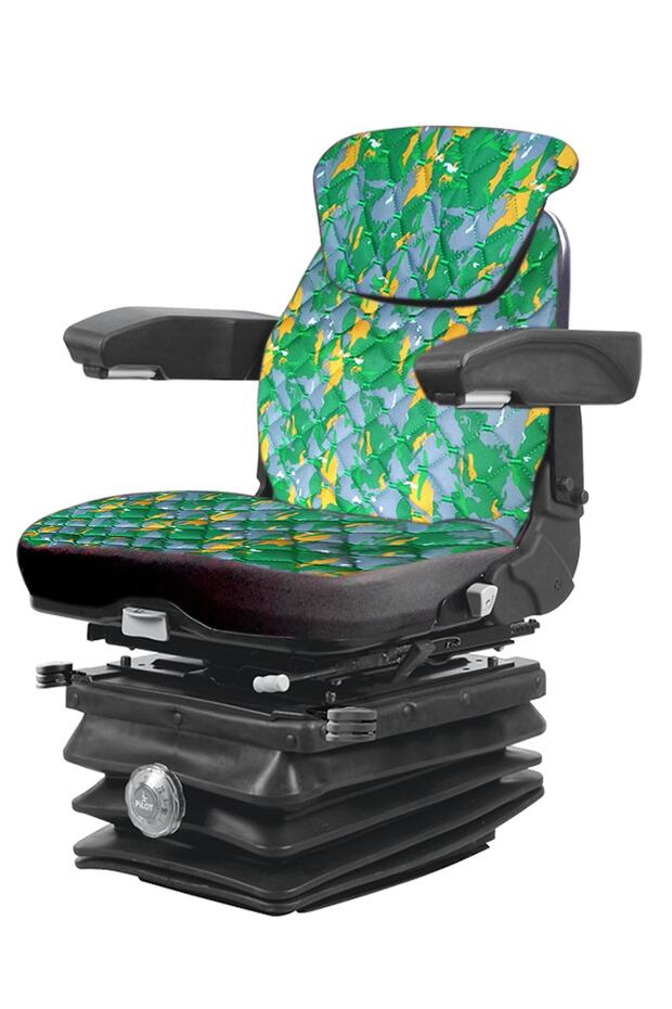 مقعد جرار بمقصورة Deutz-John Deere باللون الأخضر المموه - مستورد من Impertex