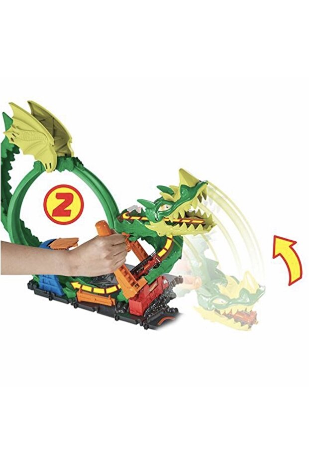 Hot Wheels Ejderhayla Mücadele Pisti Hdp03 - 1