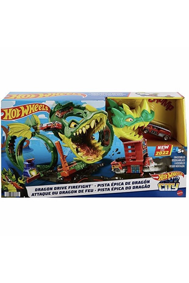 Hot Wheels Ejderhayla Mücadele Pisti Hdp03 - 5